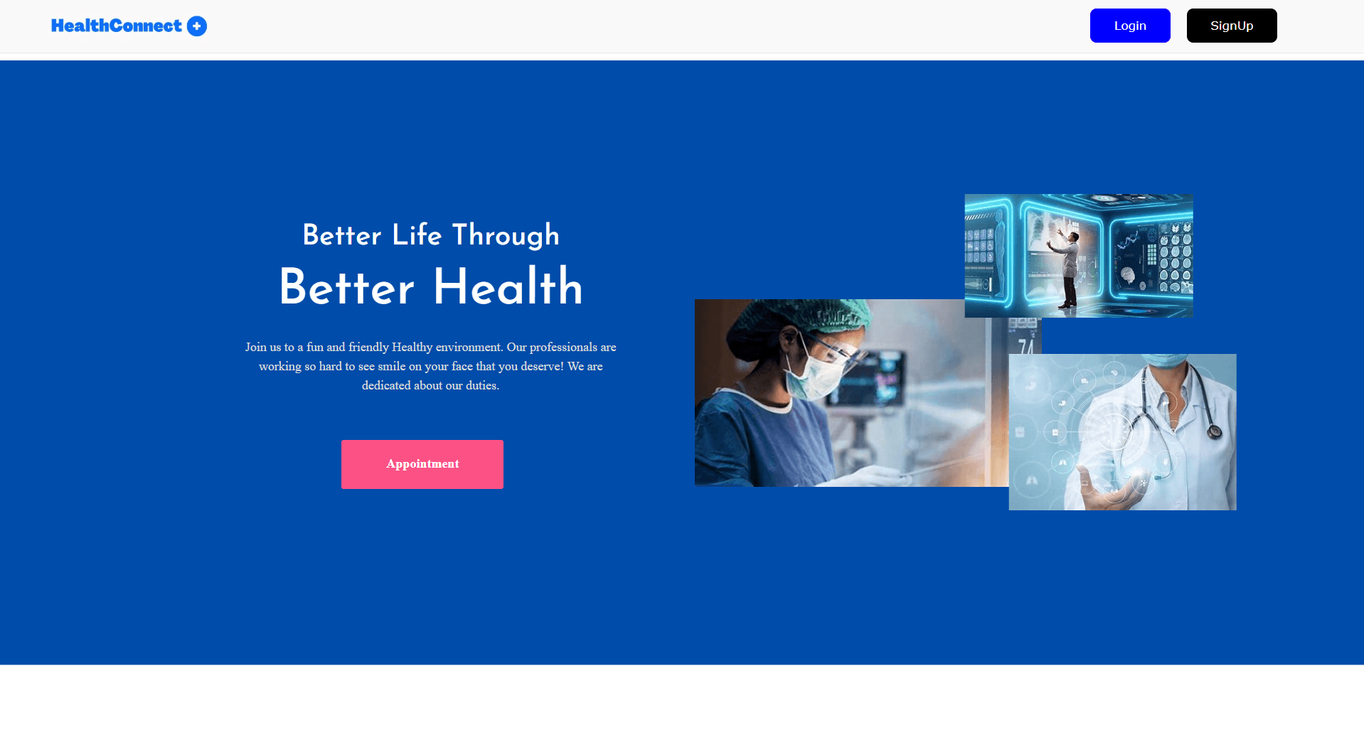 HealthConnect+ screenshot